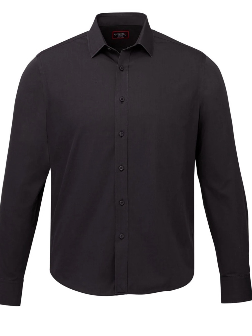 UNTUCKit Black Stone Wrinkle-Free Button Down Shirt Men’s XXL Relaxed Fit Gray